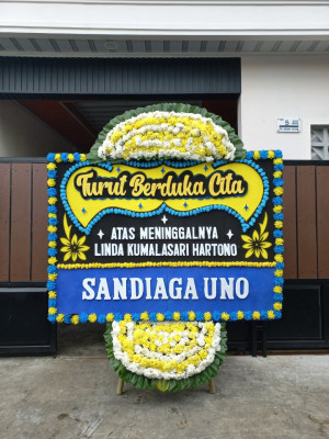 Papan Bunga Duka di Lebakgedong